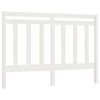 vidaXL sengeg&aelig;rde 156x4x100 cm massivt fyrretr&aelig; hvid