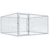 vidaXL udend&oslash;rs hundel&oslash;beg&aring;rd 2 x 2 x 1 m galvaniseret st&aring;l