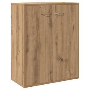 vidaXL sk&aelig;nk 60x30x75 cm konstrueret tr&aelig; egetr&aelig;sfarve