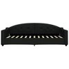vidaXL daybed med udtr&aelig;k 90x200 cm stof sort