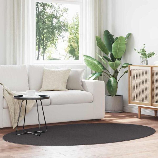 vidaXL T&aelig;ppe HUARTE Antracit 200 x 140 cm 100% polyester