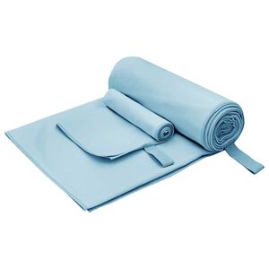vidaXL Sports h&aring;ndkl&aelig;de s&aelig;t 2 stk. Bl&aring; 50 x 30 cm, 200 x 100 cm