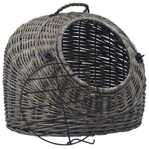 vidaXL kattetransport 45x35x35 cm naturpil gr&aring;