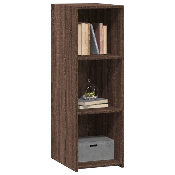 vidaXL reol 30x41x93 cm konstrueret tr&aelig; brun egetr&aelig;sfarve