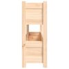 vidaXL plantekasse 112x25x66 cm massivt fyrretræ