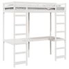 vidaXL Hemsengramme Hvid 90 x 190 cm Massiv fyrretr&aelig;