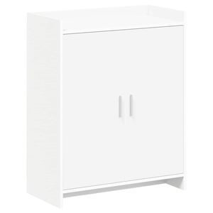 vidaXL Sko skab med opbevaring Hvid 73,5 x 36 x 92 cm Konstrueret tr&aelig;