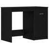 vidaXL Bord Sort eg Konstrueret tr&aelig; 100 x 50 x 76 cm