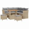 vidaXL Havesofa S&aelig;t 8 stk. Beige polyrattan