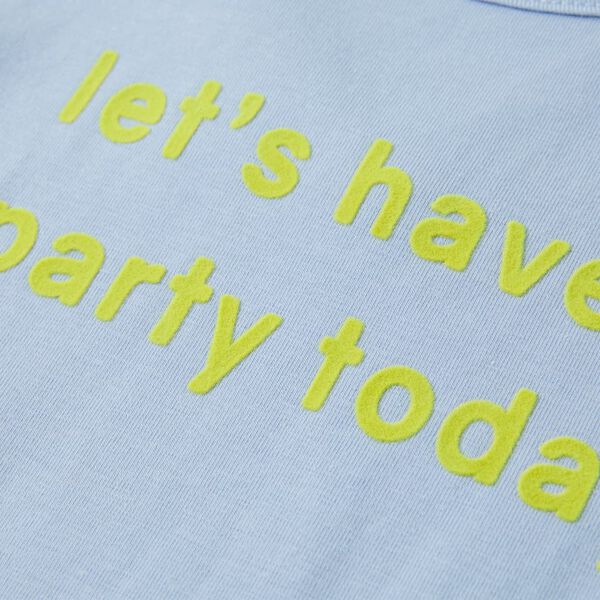 T-shirt til b&oslash;rn str. 92 lysebl&aring;