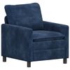 vidaXL Sofa M&oslash;rkebl&aring; 76 x 81 x 87,5 cm Polyester