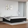 vidaXL Boxspring sengeramme 200x200 cm kunstl&aelig;der sort
