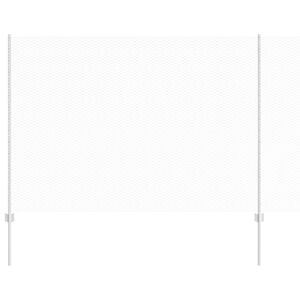 vidaXL Hegn med post S&oslash;lv