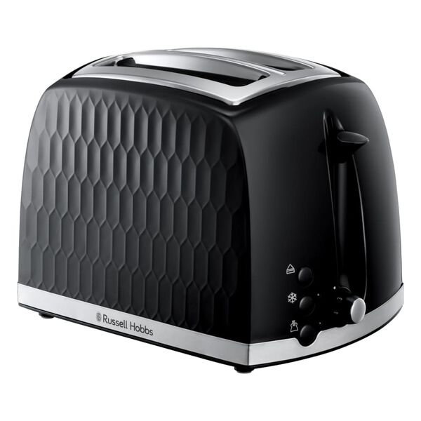 Russell Hobbs br&oslash;drister til 2 skiver Honeycomb sort