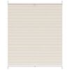 Plisseret blind 110x150 cm creme