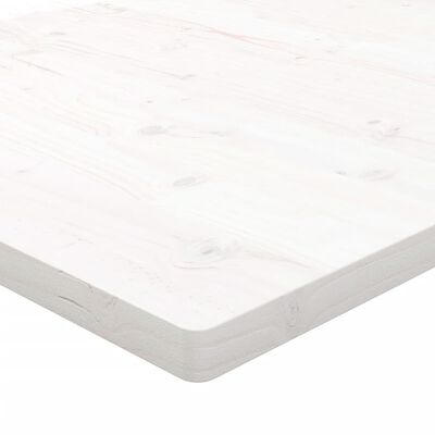 vidaXL skrivebordsplade 80x40x2,5 cm massivt fyrretræ hvid