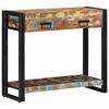 vidaXL Konsolbord Flerfarvet 90 x 33 x 75 cm Solid genbrugs tr&aelig;
