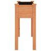 vidaXL plantekasse med foring 71x37x76 cm massivt fyrretræ brun