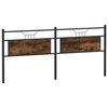 vidaXL sengeramme uden madras 107x203 cm konstrueret tr&aelig; brunt eg
