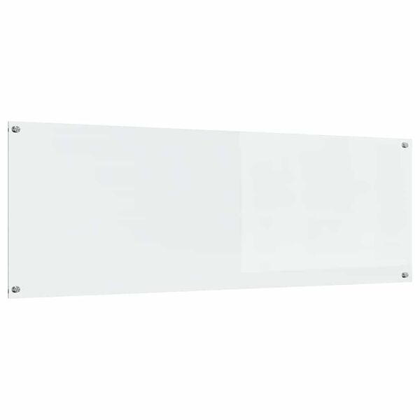 vidaXL Køkken bagvæg Transparent 120 x 40 x 0.6 cm hærdet glas