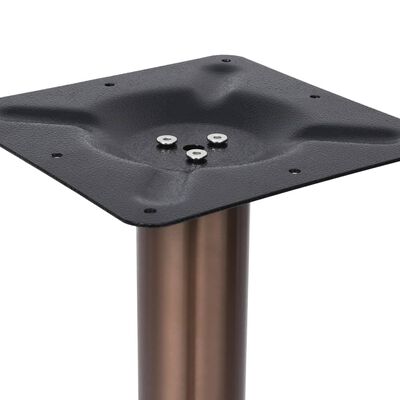 vidaXL bordben til bistrobord Ø45x107 cm rustfrit stål guldfarvet