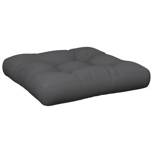 vidaxL pallehynde 58x58x10 cm stof antracitgr&aring;