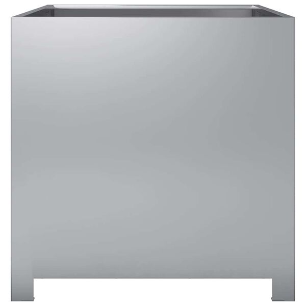 vidaXL plantekrukke 50x50x50 cm galvaniseret st&aring;l