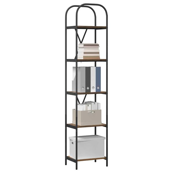 vidaXL Bogreol R&oslash;get eg 40 x 30 x 183 cm Konstrueret tr&aelig;