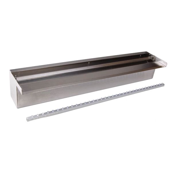 Ubbink Niagara vandfald 60 cm rustfrit st&aring;l med LED-lys