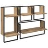 vidaXL V&aelig;ghyldes&aelig;t V&aelig;gmonteret 4 pcs Artisan Egetr&aelig; 65 x 25 x 30 cm