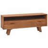 vidaXL tv-skab 110x30x45 cm massivt teaktr&aelig;