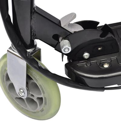 vidaXL elektrisk løbehjul med sæde 120 W sort
