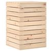 vidaXL vasket&oslash;jskurv 44x44x66 cm massivt fyrretr&aelig;