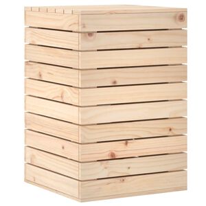 vidaXL vasket&oslash;jskurv 44x44x66 cm massivt fyrretr&aelig;