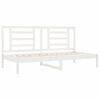vidaXL daybed uden madras 90x200 cm massivt fyrretræ hvid