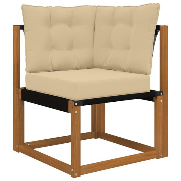 vidaXL Udend&oslash;rs Sofa Pude 3 pcs Beige Polyester