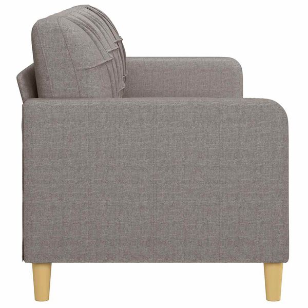 vidaXL 3-personers sofa 180 cm stof gråbrun