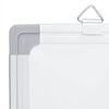 vidaXL magnetisk whiteboard 120x100x1,7 cm foldbart aluminium