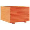 vidaXL plantekasse 70x70x49,5 cm massivt fyrretr&aelig; gyldenbrun