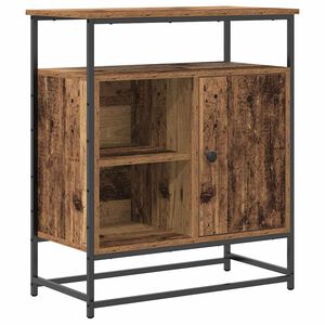 vidaXL Sideboard Gammelt tr&aelig; 69 x 35 x 80 cm Konstrueret tr&aelig;