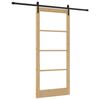 vidaXL Skyded&oslash;r ORKDAL Naturfarvet 93 x 211 cm