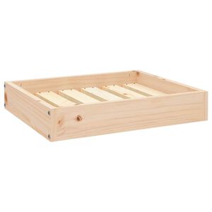 vidaXL hundeseng 51,5x44x9 cm massivt fyrretr&aelig;