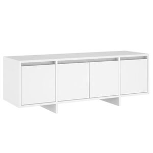 vidaXL tv-bord 120x30x40,5 cm konstrueret tr&aelig; hvid