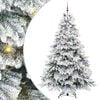 vidaXL Kunstigt juletr&aelig; med 300 LED'er Hvid 240 cm PE og PVC
