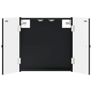 vidaXL Dartboard Skab EDE Sort 52,5 x 10,5 x 53,5 cm Konstrueret tr&aelig;