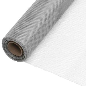 vidaXL Mesher 60 x 1000 cm Mesh Rustfrit st&aring;l 201 S&oslash;lv