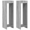 vidaXL Planteholder 2 stk. Gr&aring; Sonoma 30 x 30 x 100 cm Konstrueret tr&aelig;