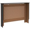 vidaXL radiatorskjuler 112x19x81,5 cm MDF sort