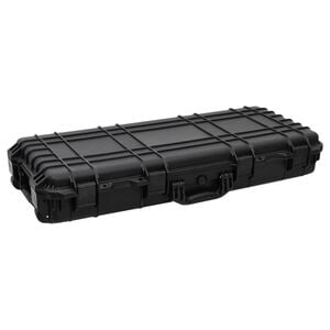vidaXL flightcase med hjul 96x42x16 cm PP sort