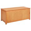 vidaXL Opbevaringskasse 110 x 45 x 45 cm Massivt Eg Tr&aelig;